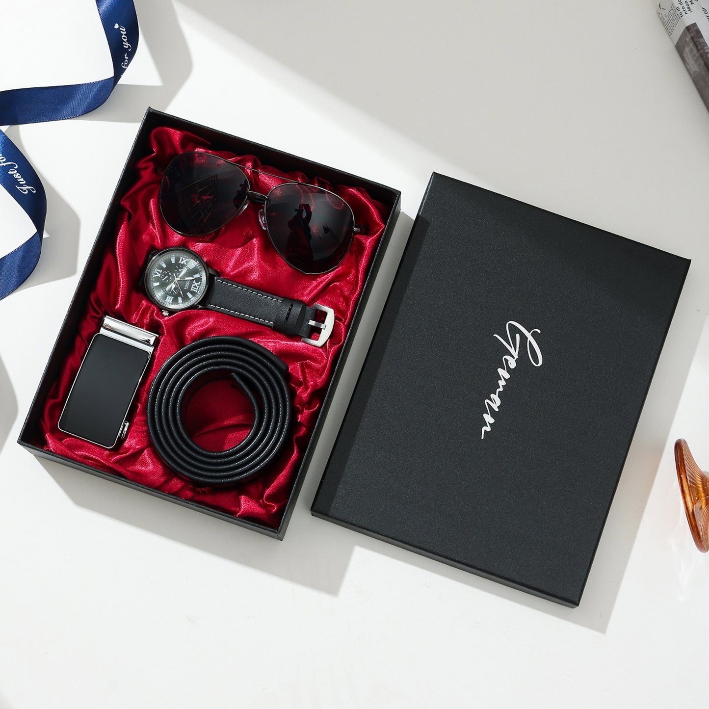 leather gift set