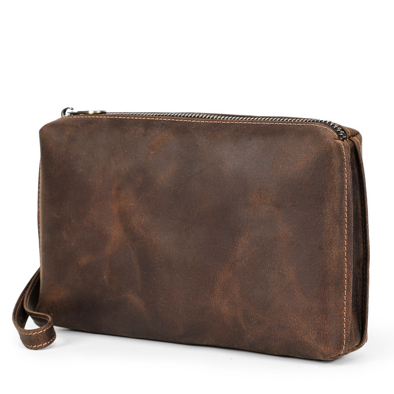 leather hand bag