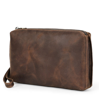 leather hand bag