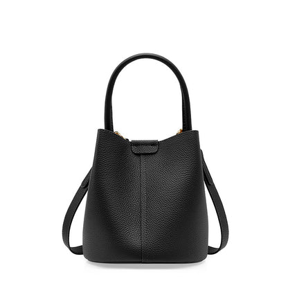 Leather Handbag Bucket Bag