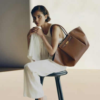 leather handbag
