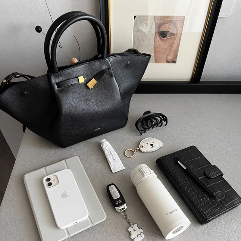 leather handbag