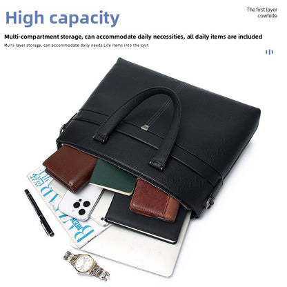 leather handbag
