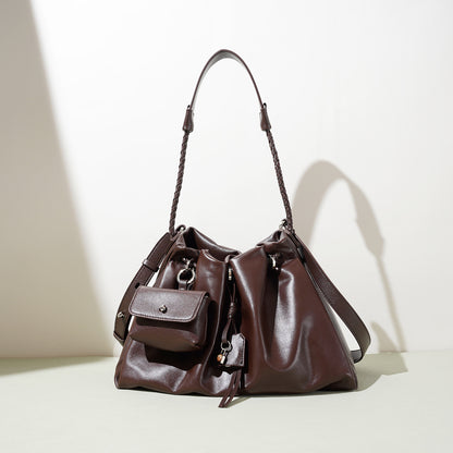 Leather handbag