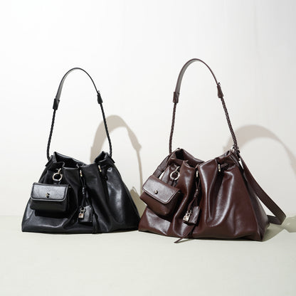 Leather handbag
