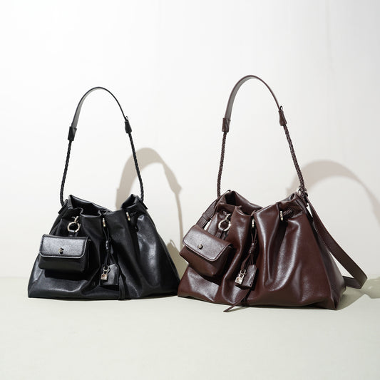 Leather handbag