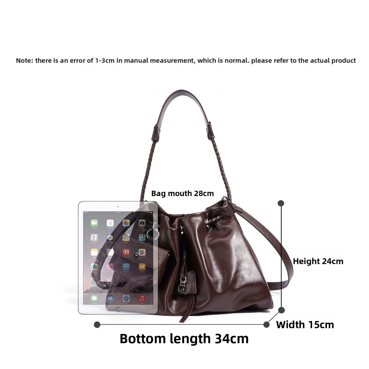 Leather handbag