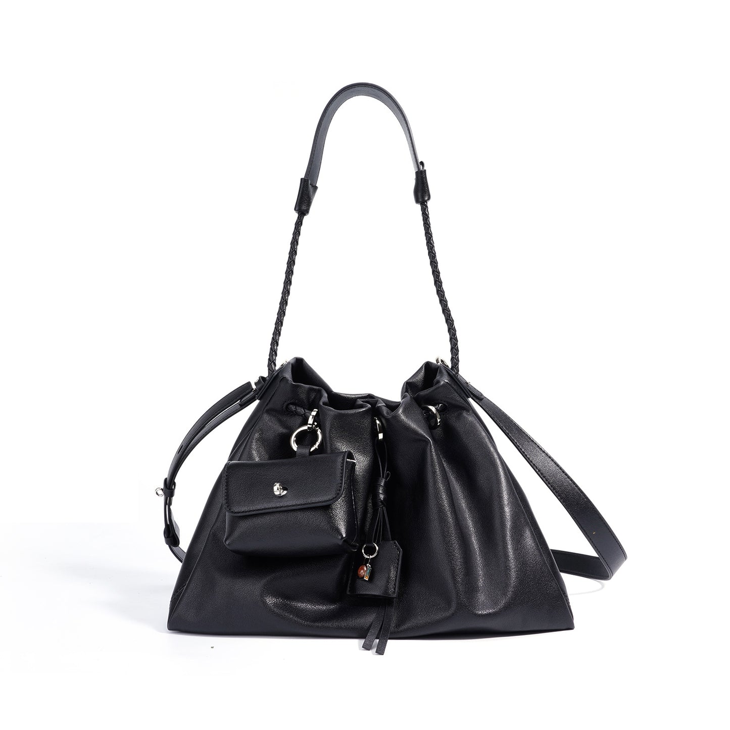 Leather handbag