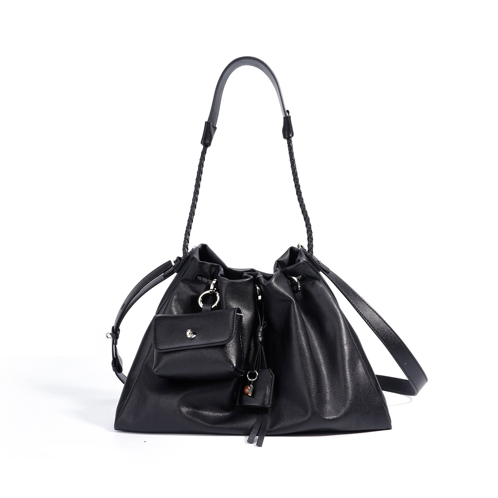 Leather handbag
