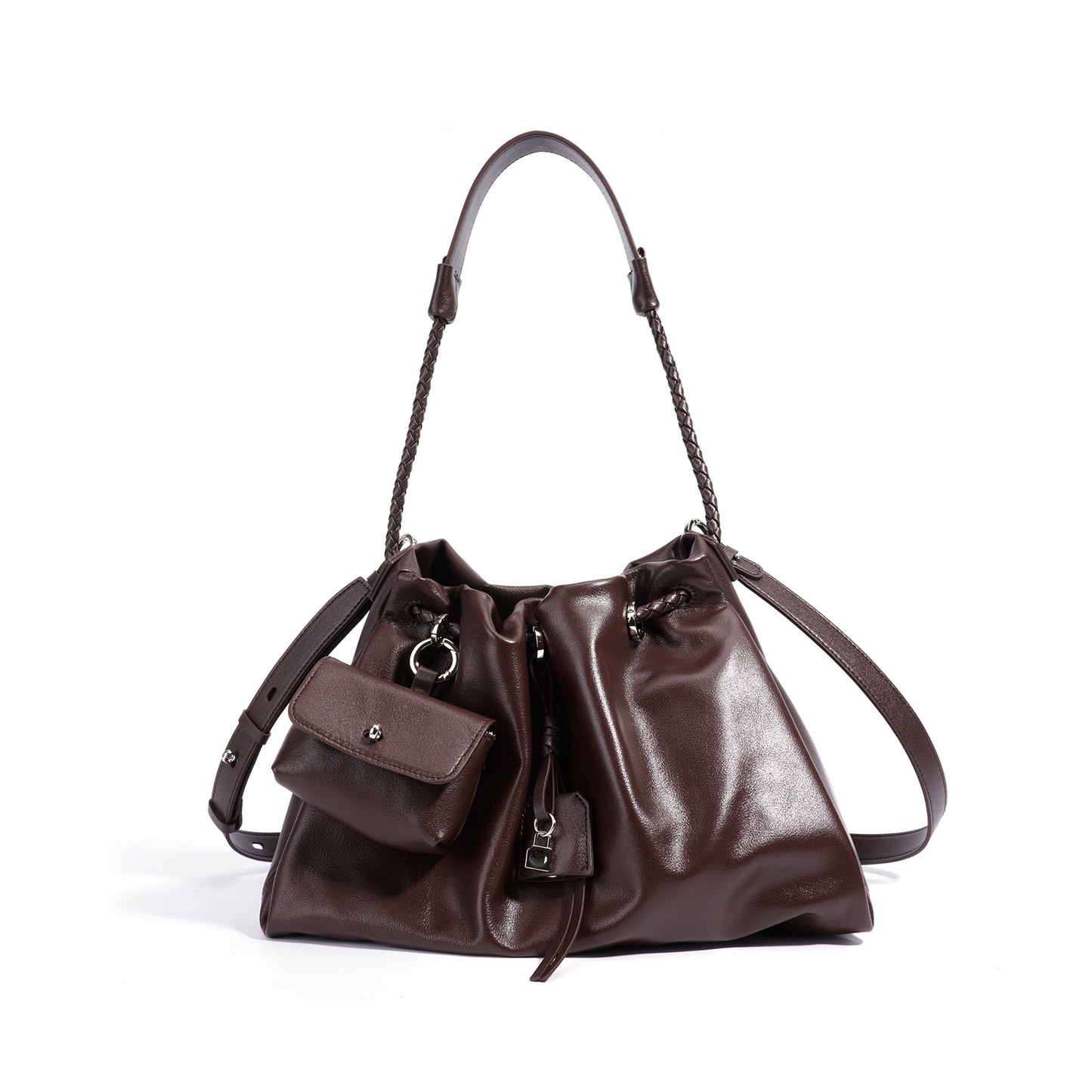 Leather handbag