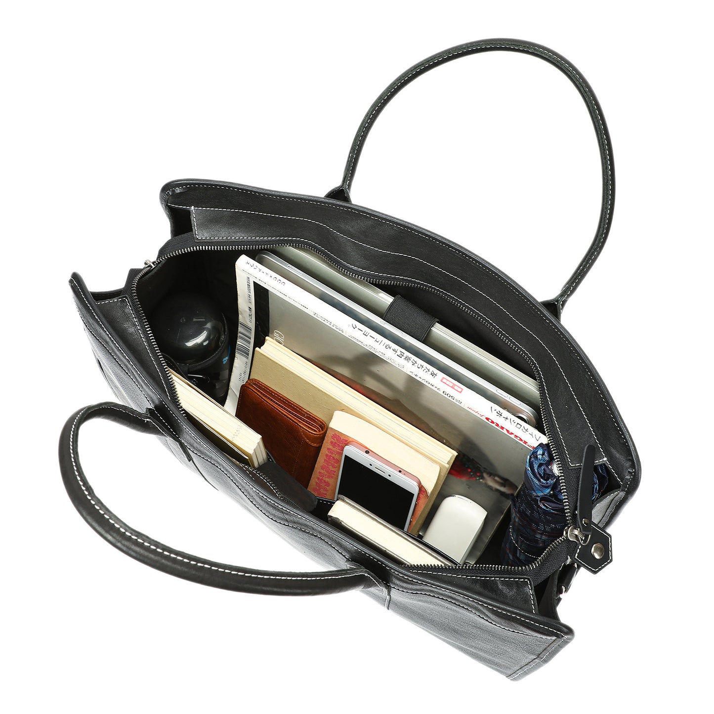 Leather handbag