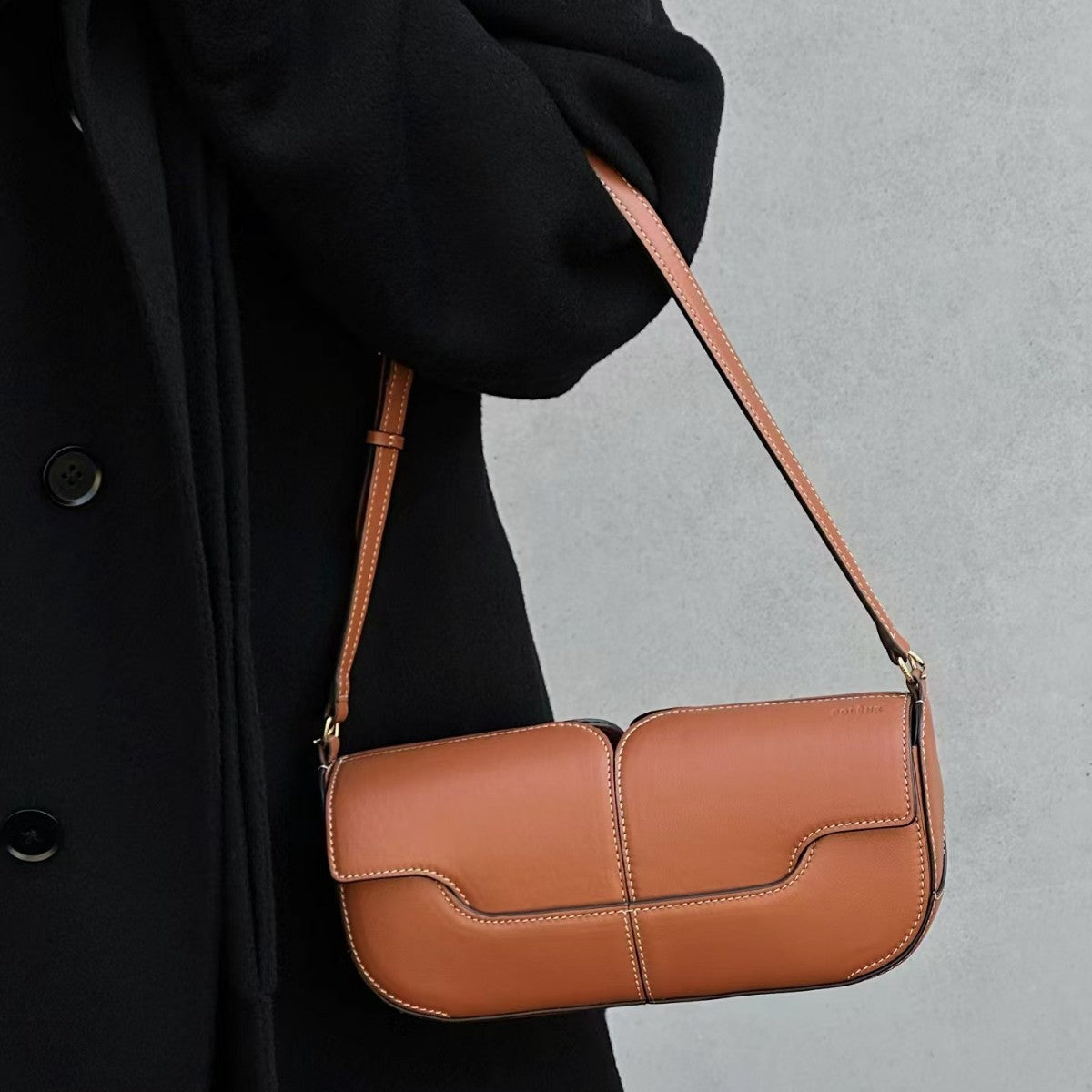 leather handbag