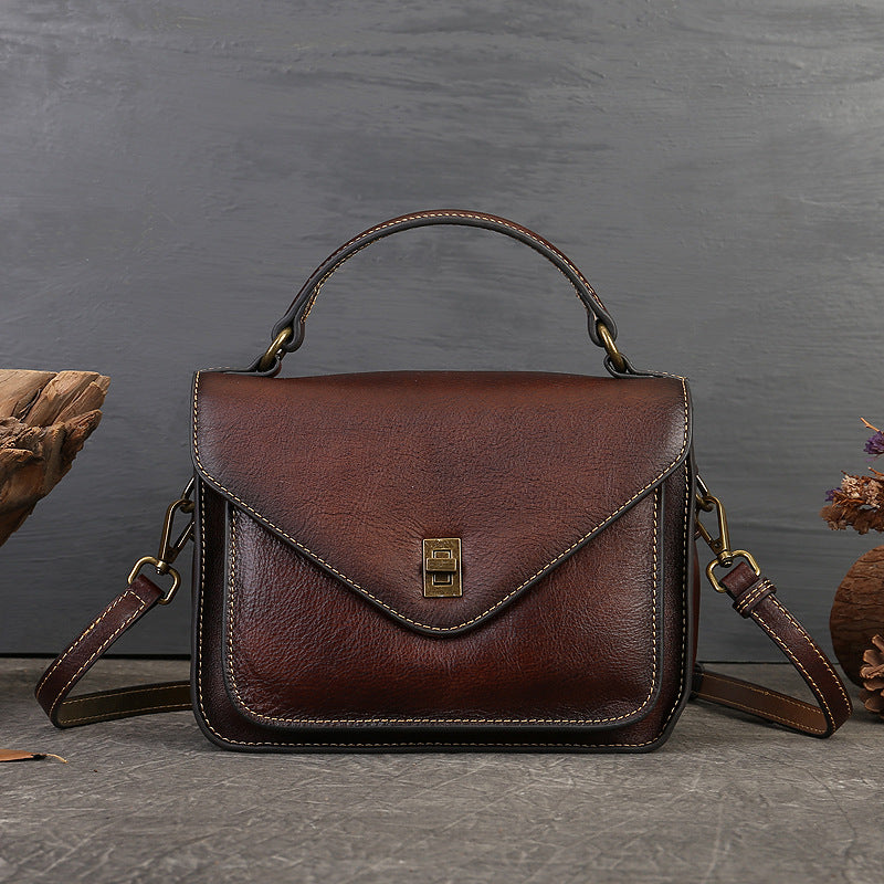 leather handbag