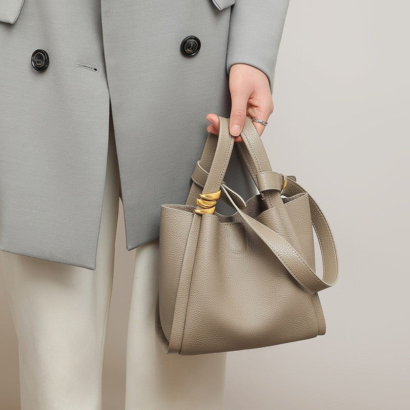 leather handbag