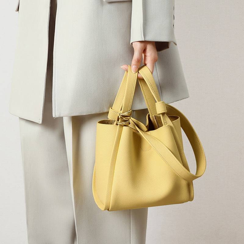 leather handbag