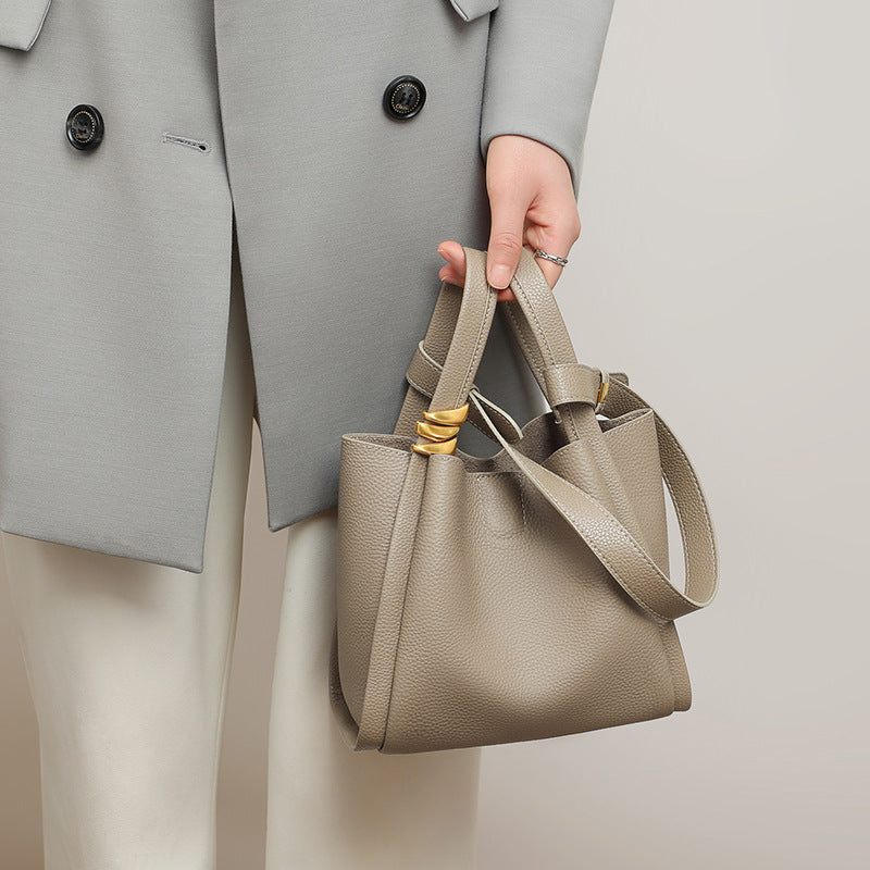 leather handbag