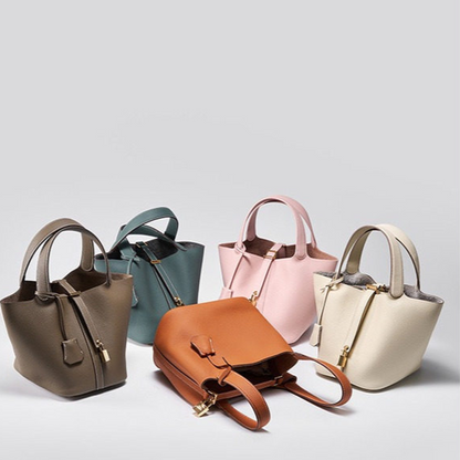 Leather handbag