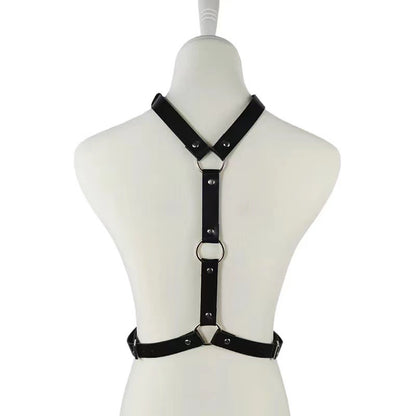 Leather handcuffs collar