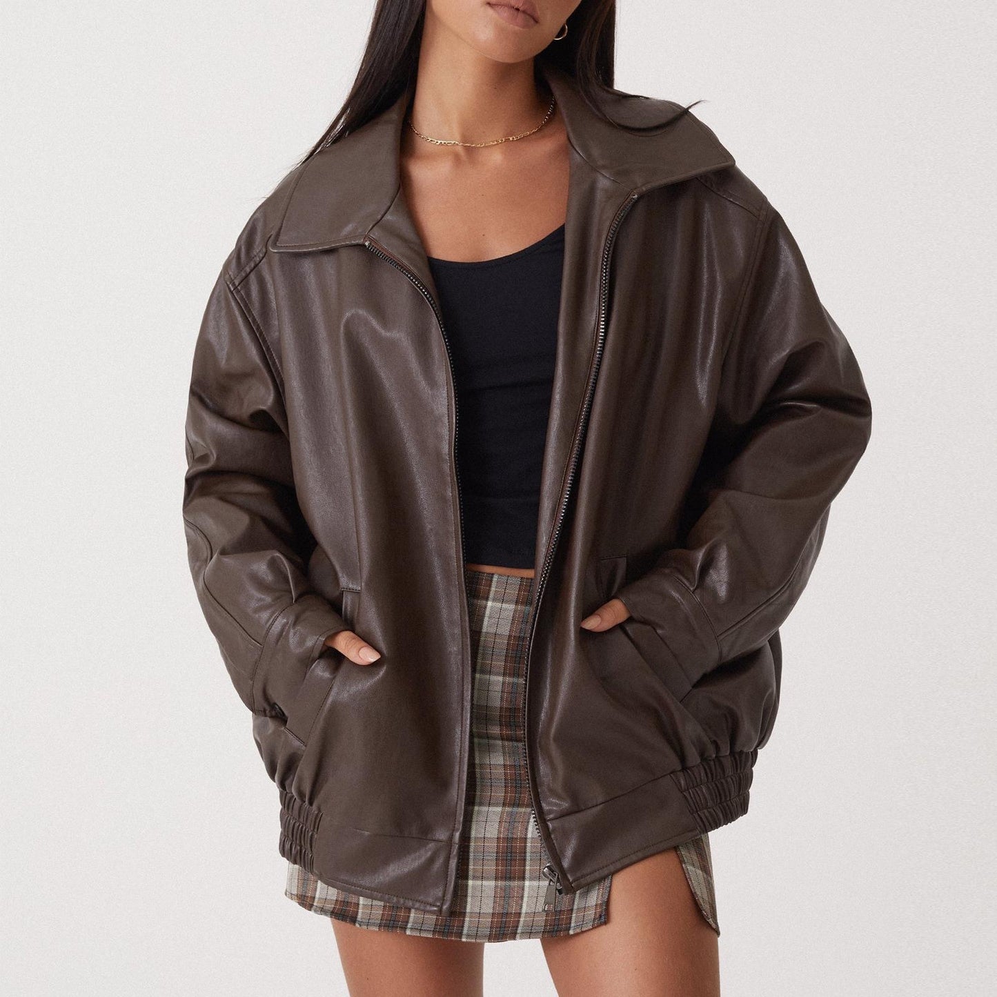 Leather jacket
