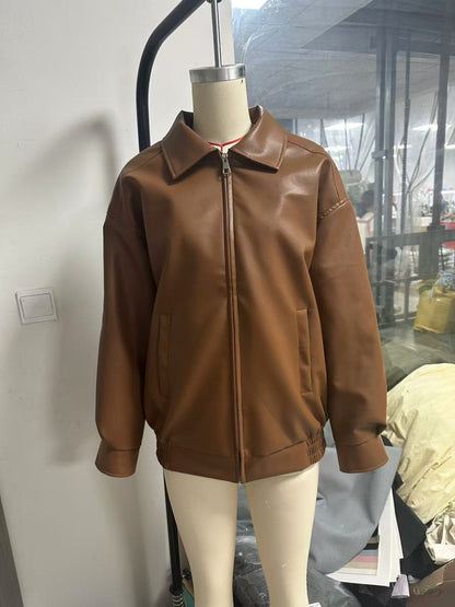 Leather jacket