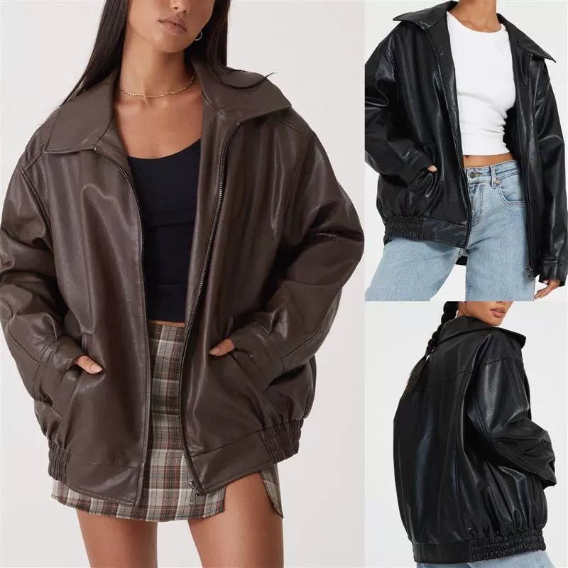 Leather jacket