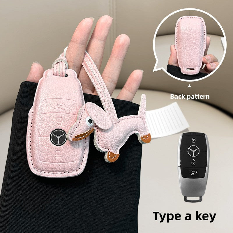 leather key case