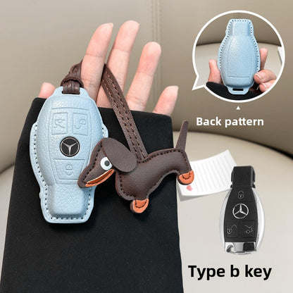 leather key case