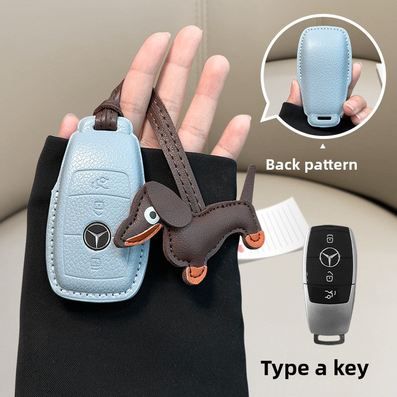 leather key case