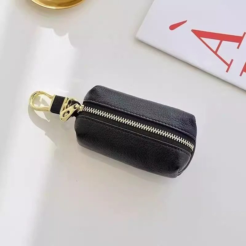 Leather Key Holder with Coin Purse