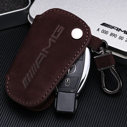 Leather key pouch