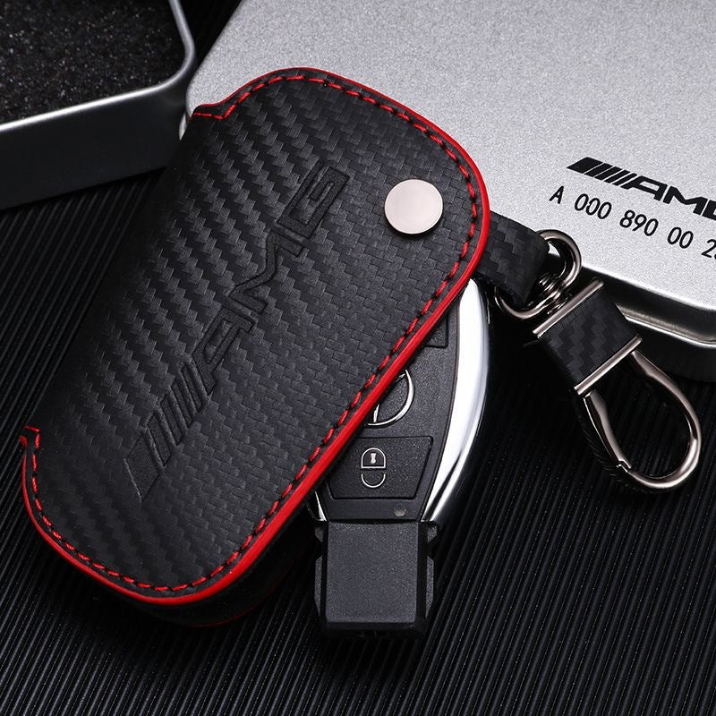 Leather key pouch