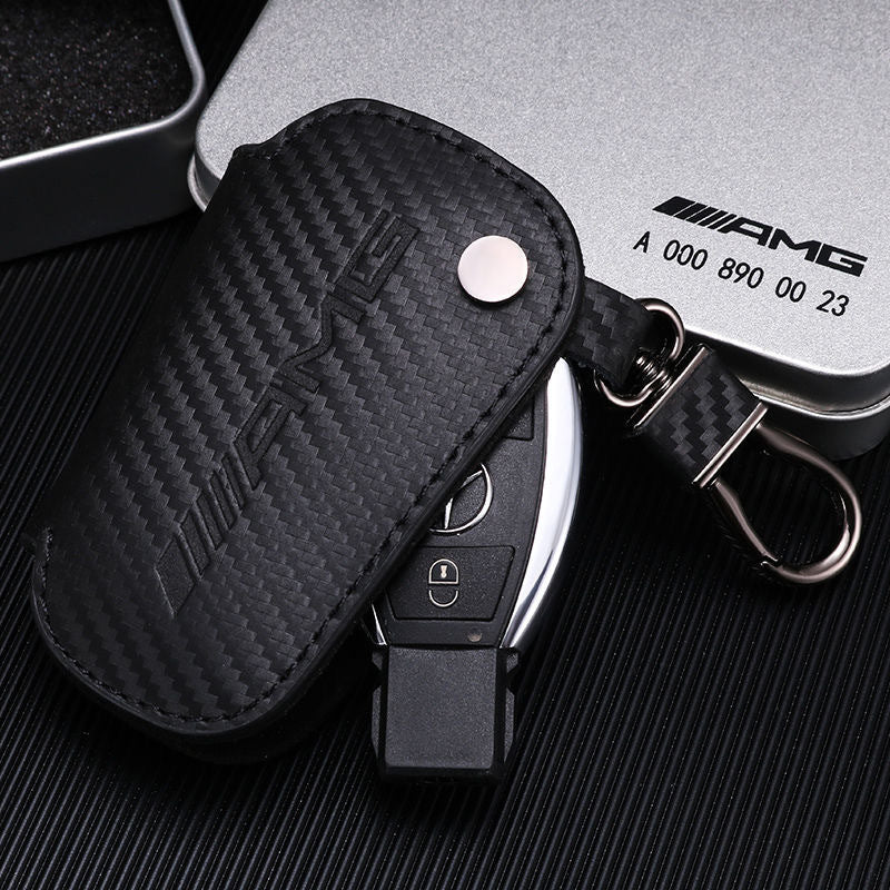 Leather key pouch