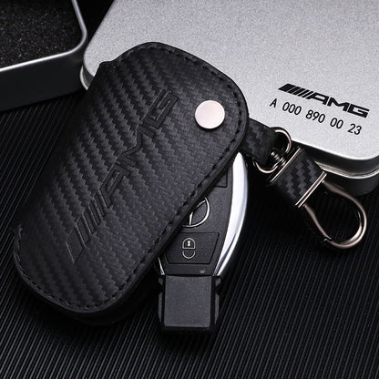Leather key pouch