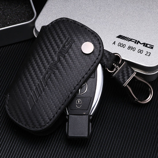 Leather key pouch