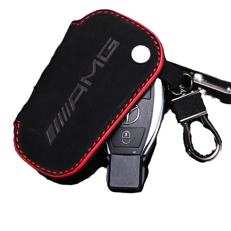 Leather key pouch