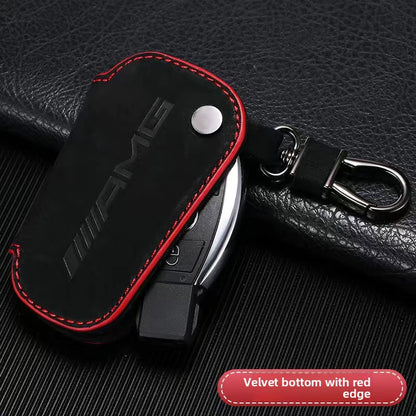 Leather key pouch