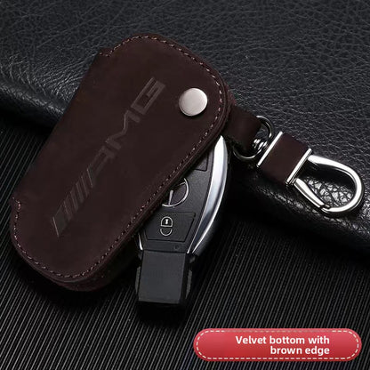 Leather key pouch