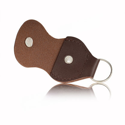 Leather keychain