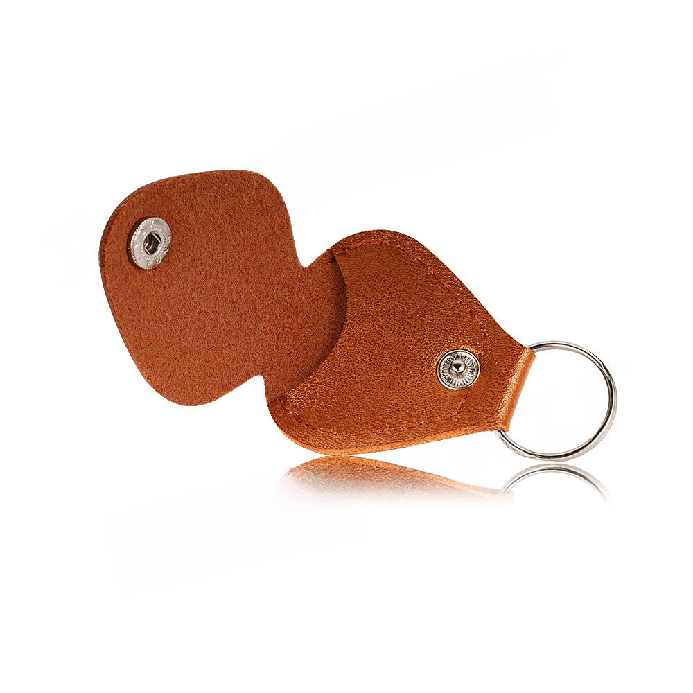 Leather keychain