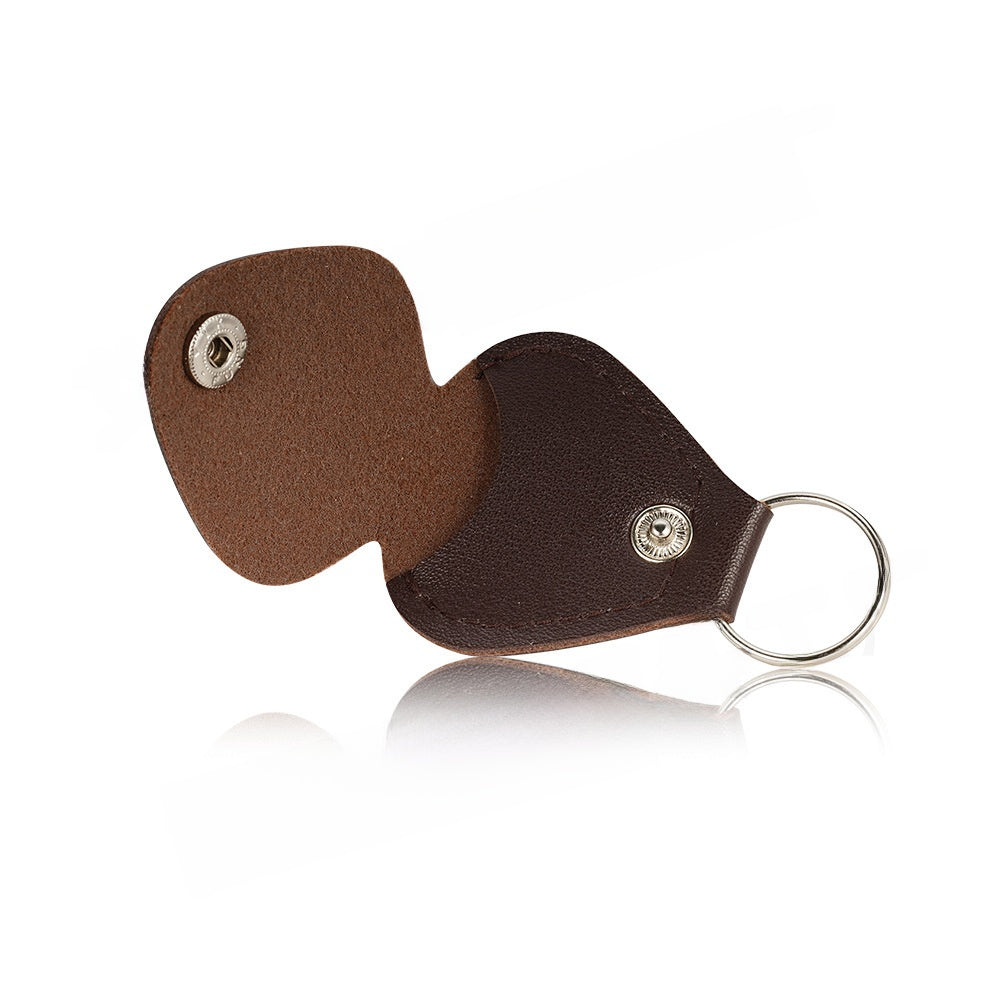Leather keychain