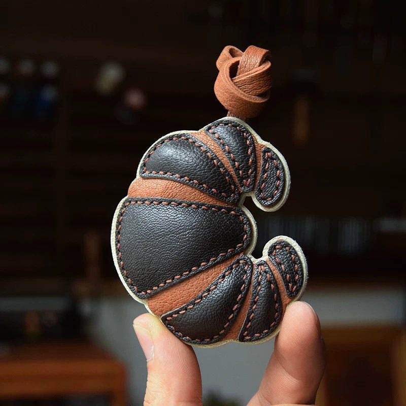 Leather Keychain Pendant