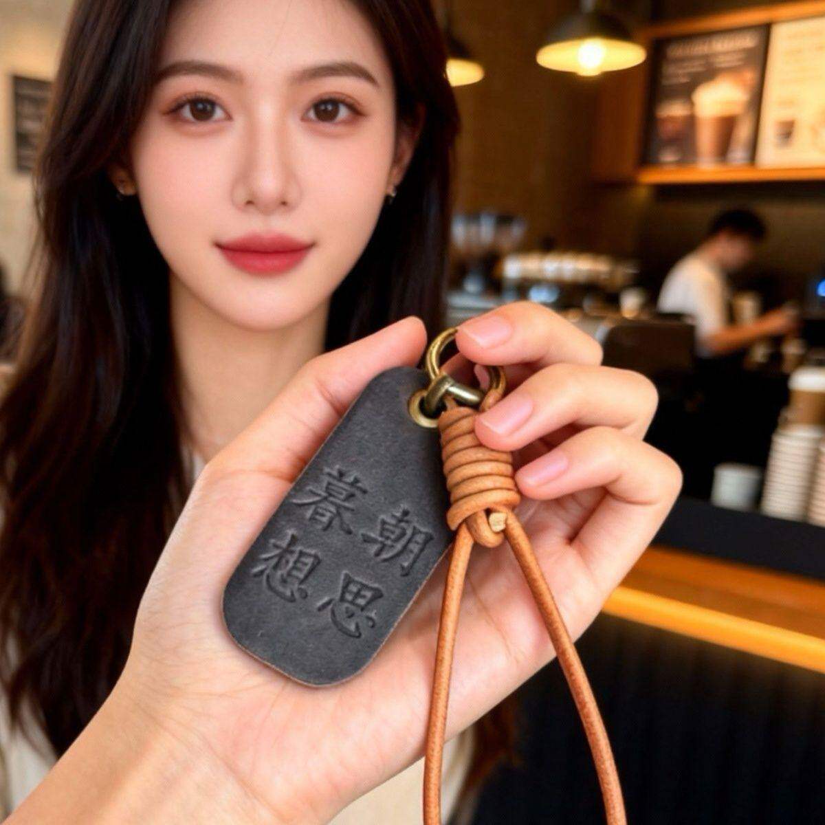 Leather Keychain