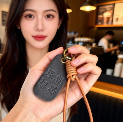 Leather Keychain