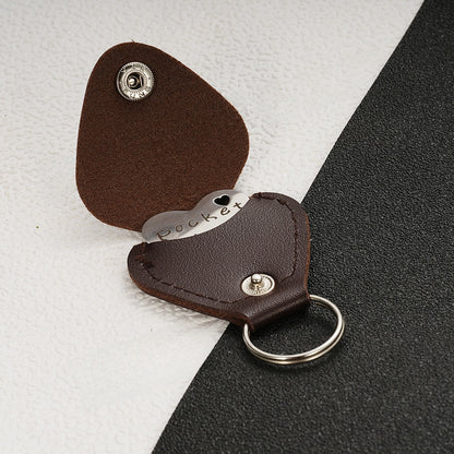 Leather keychain