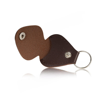 Leather keychain
