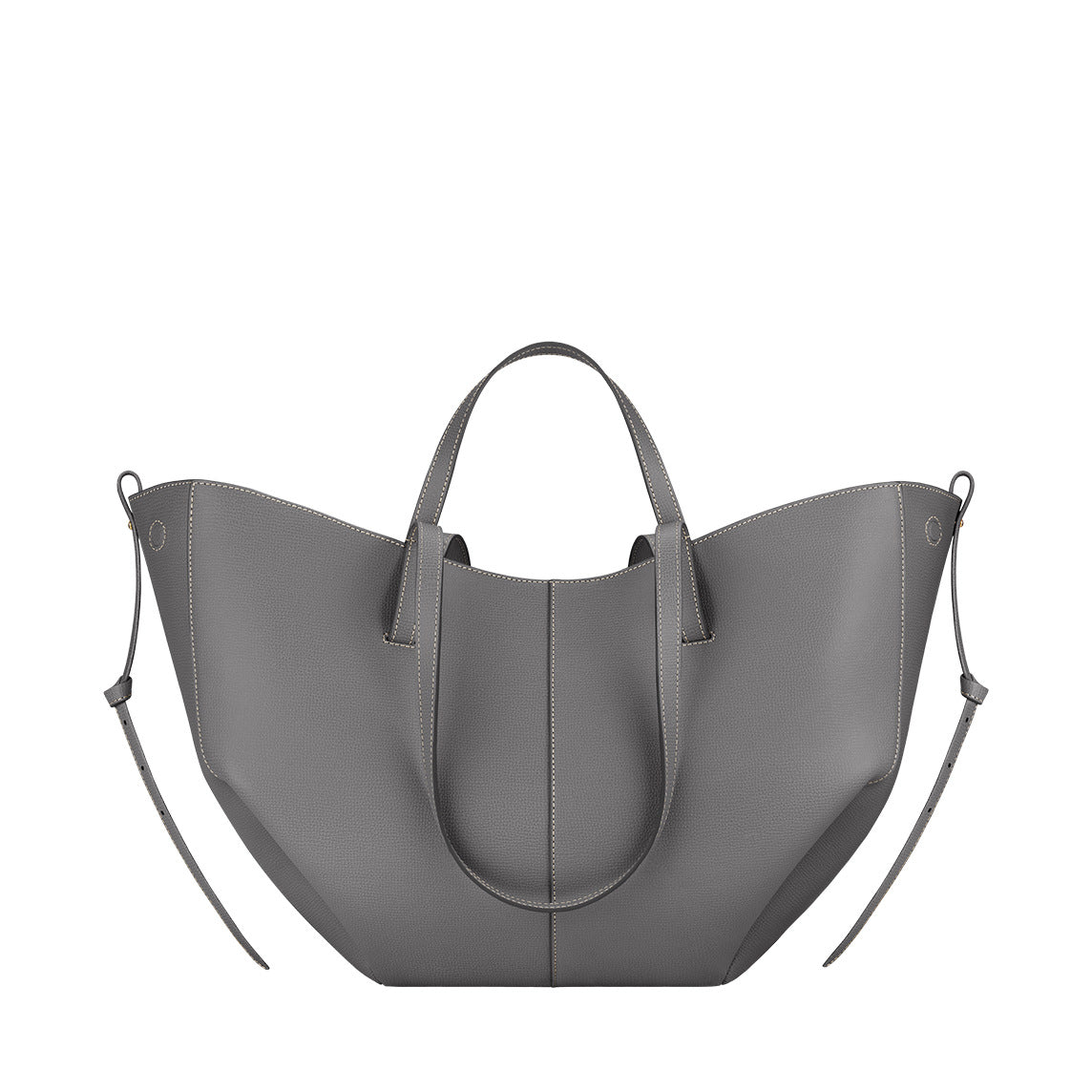 Leather large-capacity tote bag