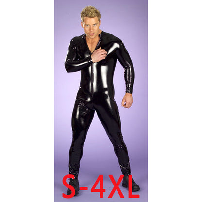 Leather-Like Unisex Bodysuit
