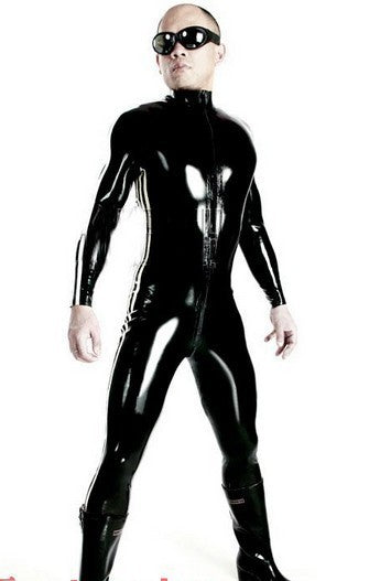 Leather-Like Unisex Bodysuit