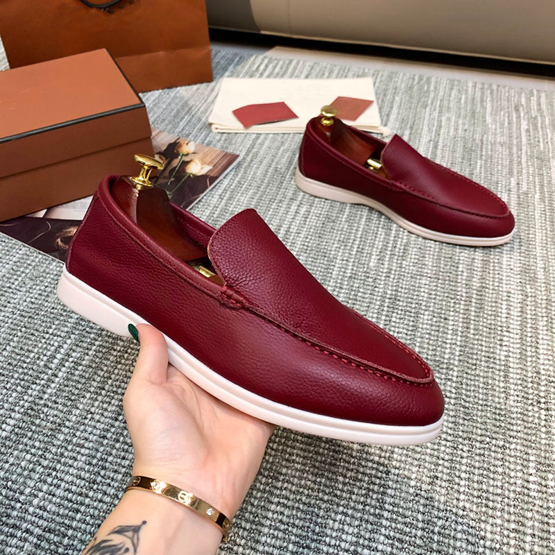 Leather Loafers Shoes