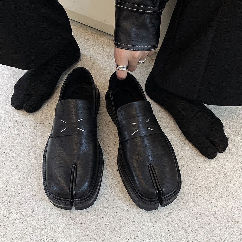 leather loafers shoes